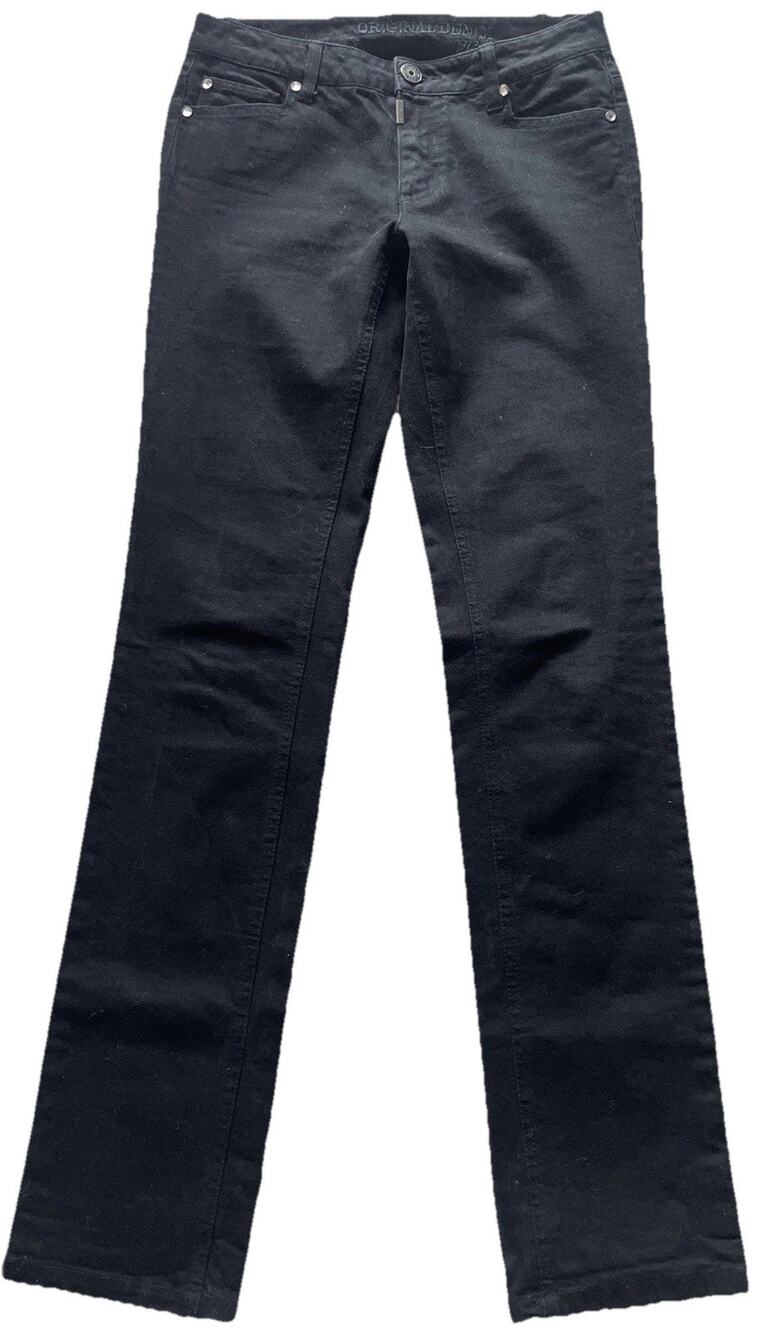 Vintage 90s Naf Naf Jeans Size 29x33 Rare Black bedazzled